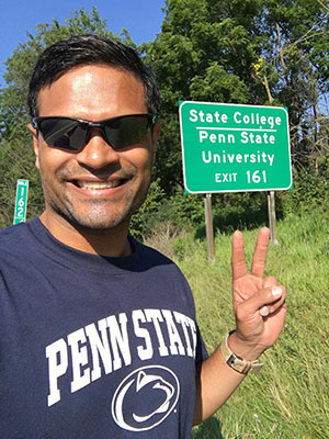 Anik Choudhury, State College Road Sign