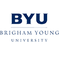 Logo for Brigham Young University.